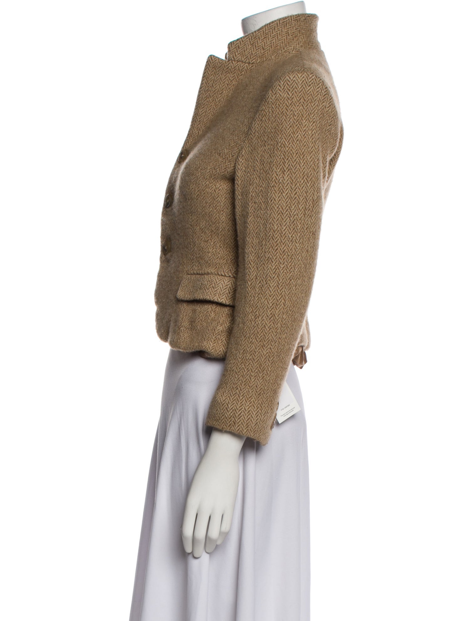 Ralph Lauren Collection Wool Tweed Pattern Blazer